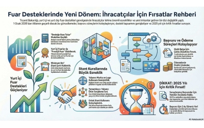 Fuar Desteklerine İlişkin Genelge değişiklikleri ile ihracatçılarımızın yurt içi ve yurt dışı fuar katılımlarına verilen desteklerde güncellemeler 