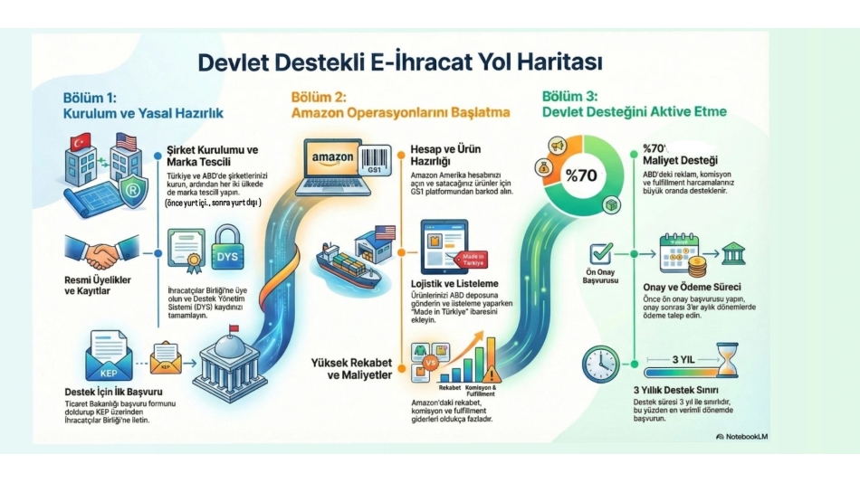 Devlet Destekli E İhracat Yol haritası