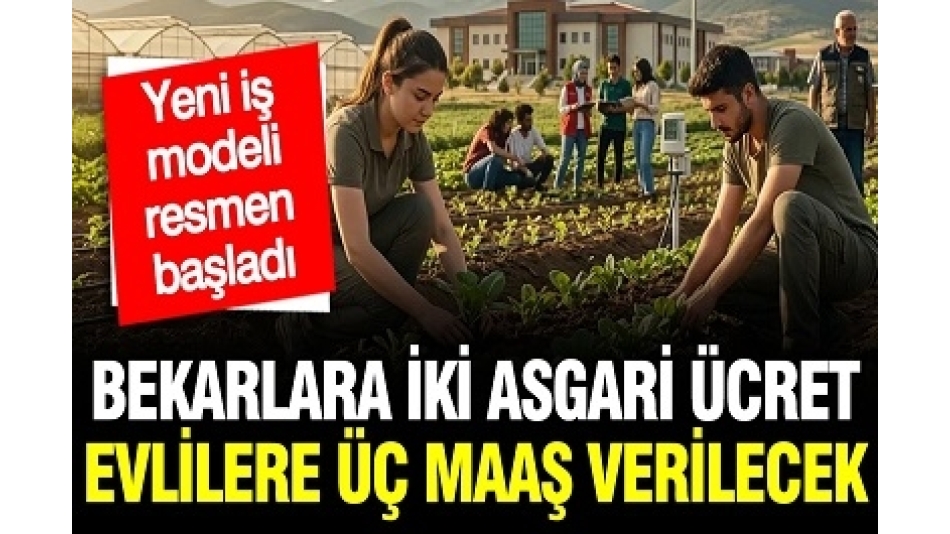 40 bin gence yeni iş modeli resmen başladı: İki asgari ücret maaş verilecek